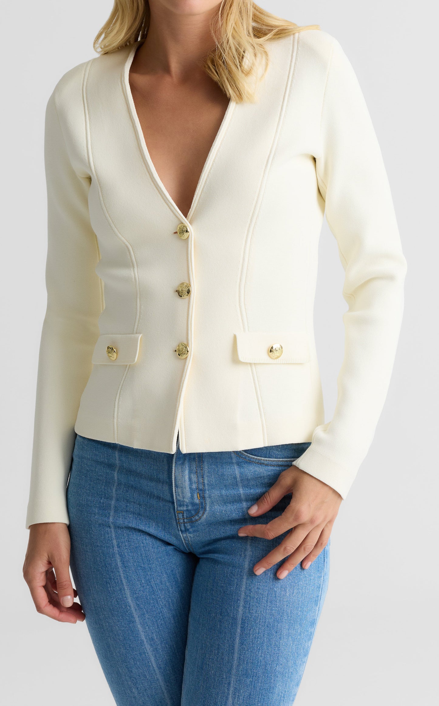 Kay Jacket In Santa Roma Knit