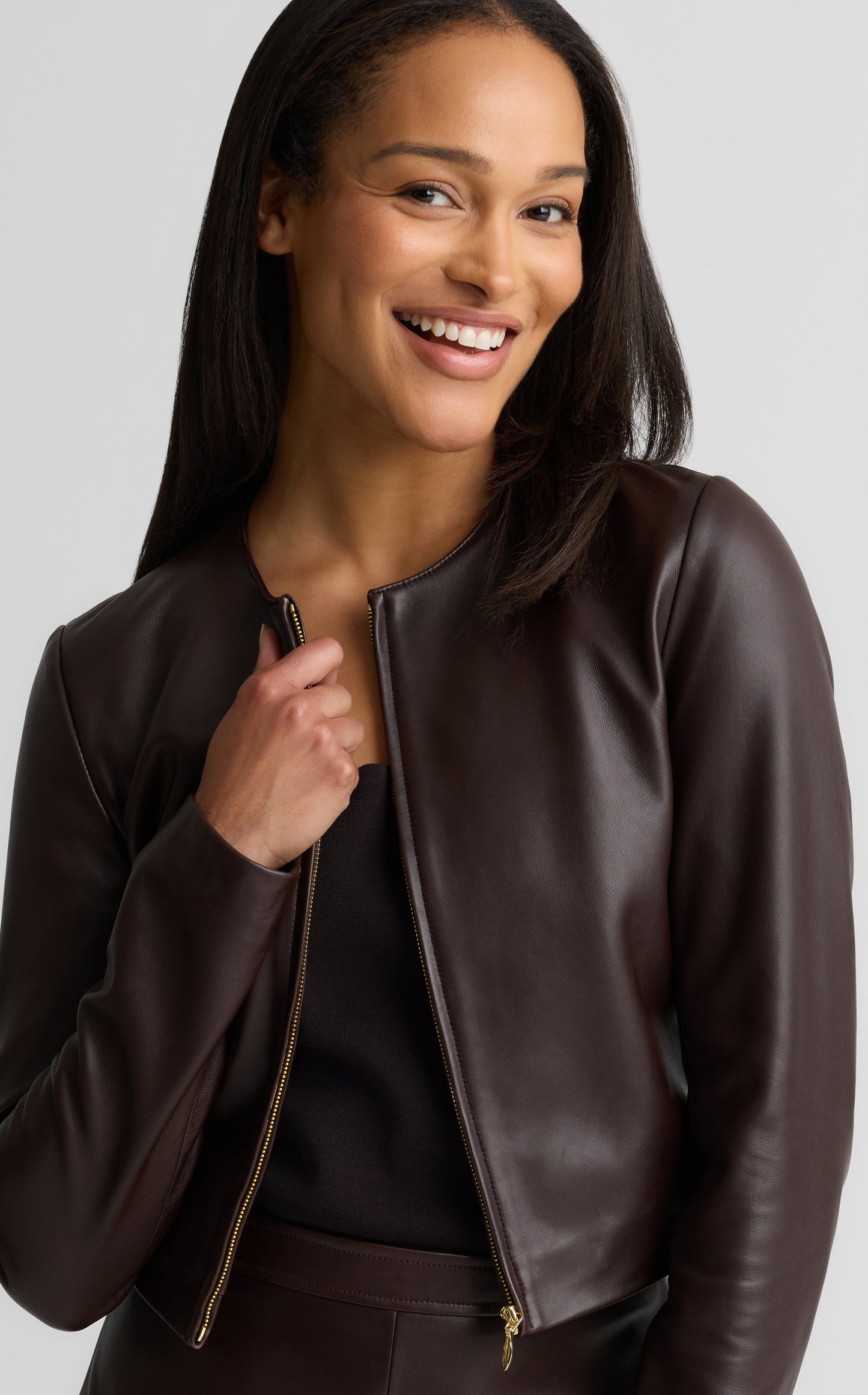 Clarissa Jacket In Nappa Leather