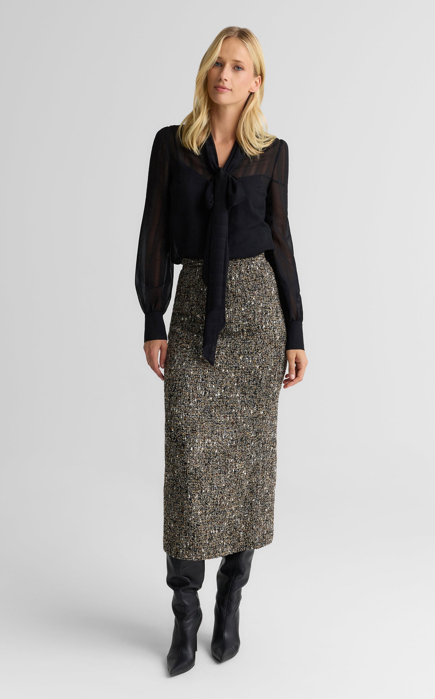 Margot Skirt In Kensington Tweed