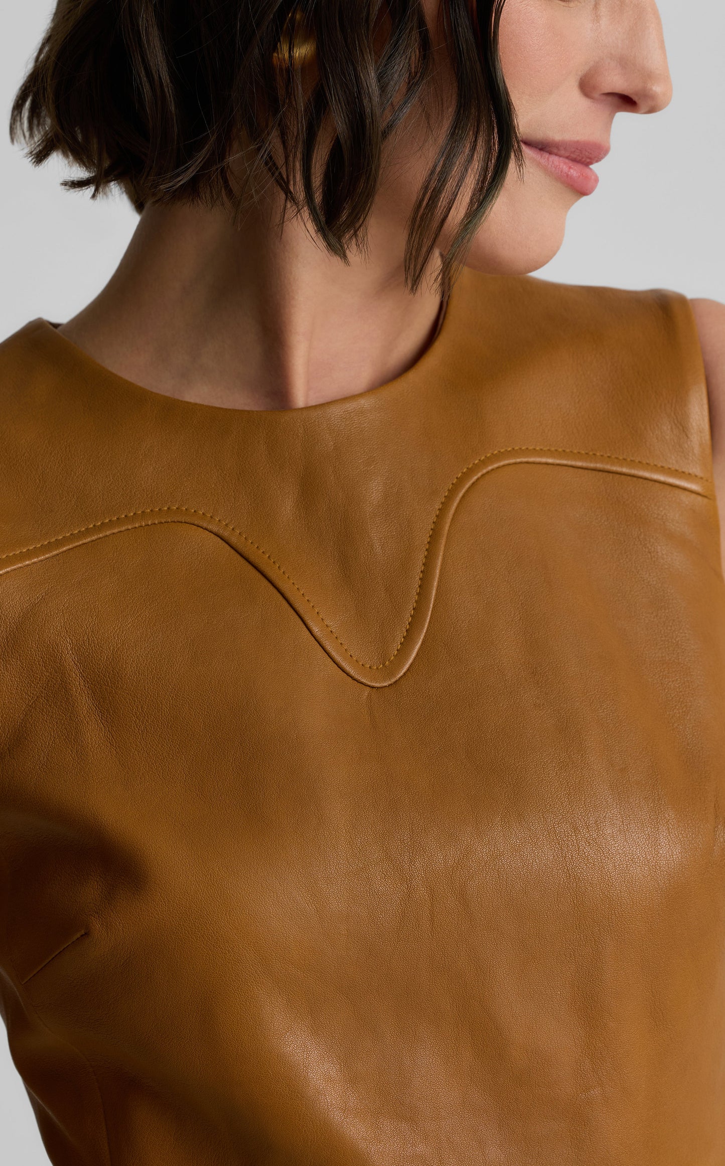 Julia Dress in Nappa Leather