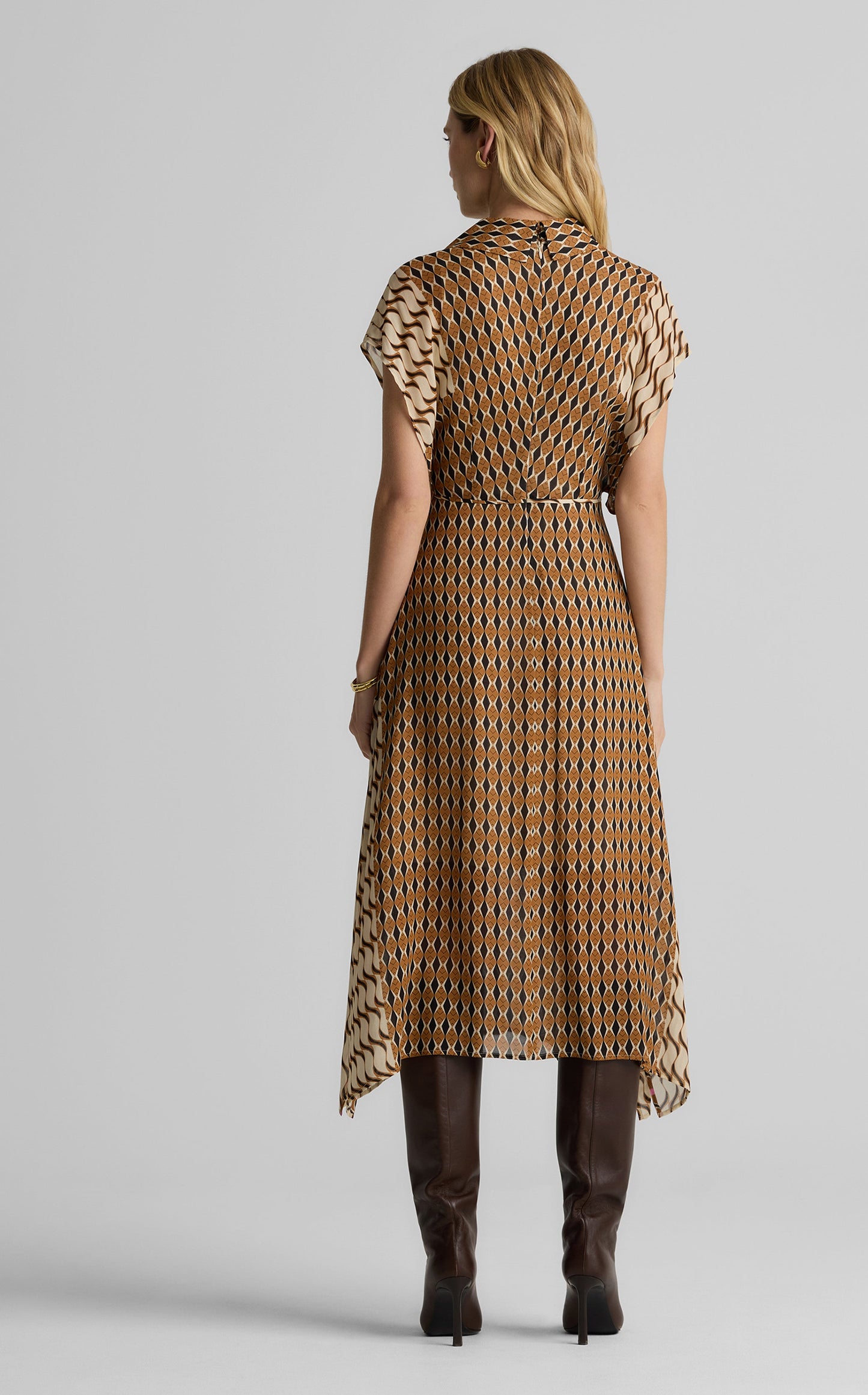 Whitney Dress in Desert Mosaic Print