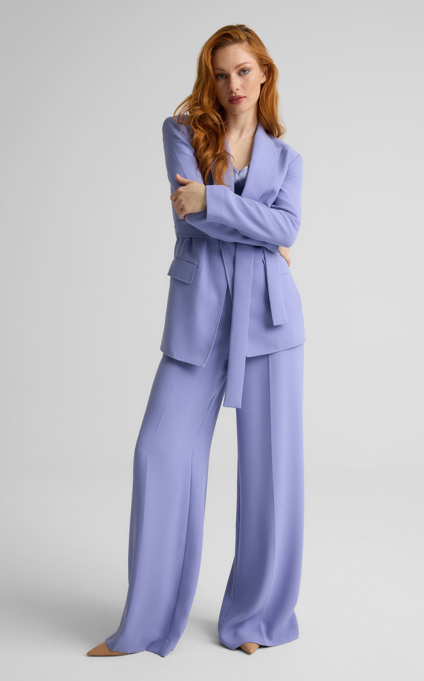 Juliana Jacket in Satin Back Crepe