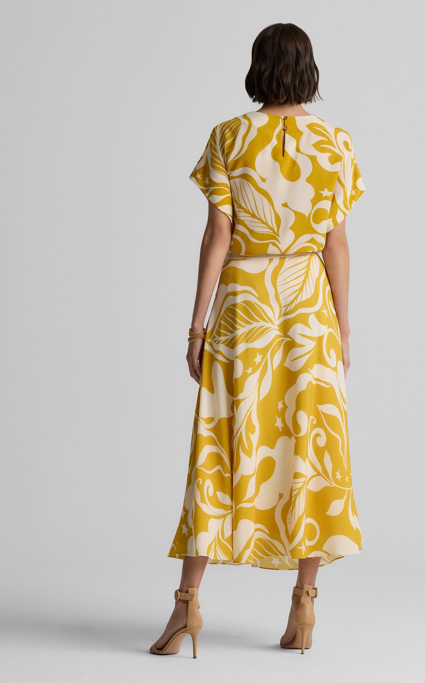 Eden Skirt in Leaf Print