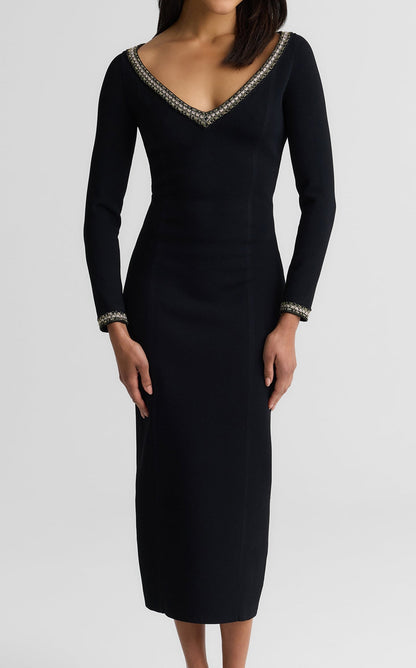 Imani Dress In Santa Roma Knit