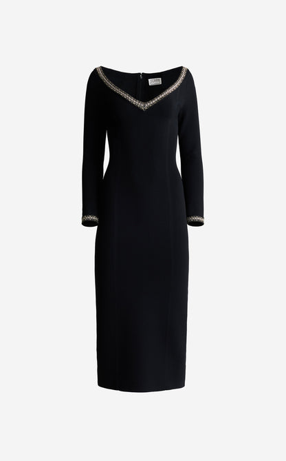 Imani Dress In Santa Roma Knit