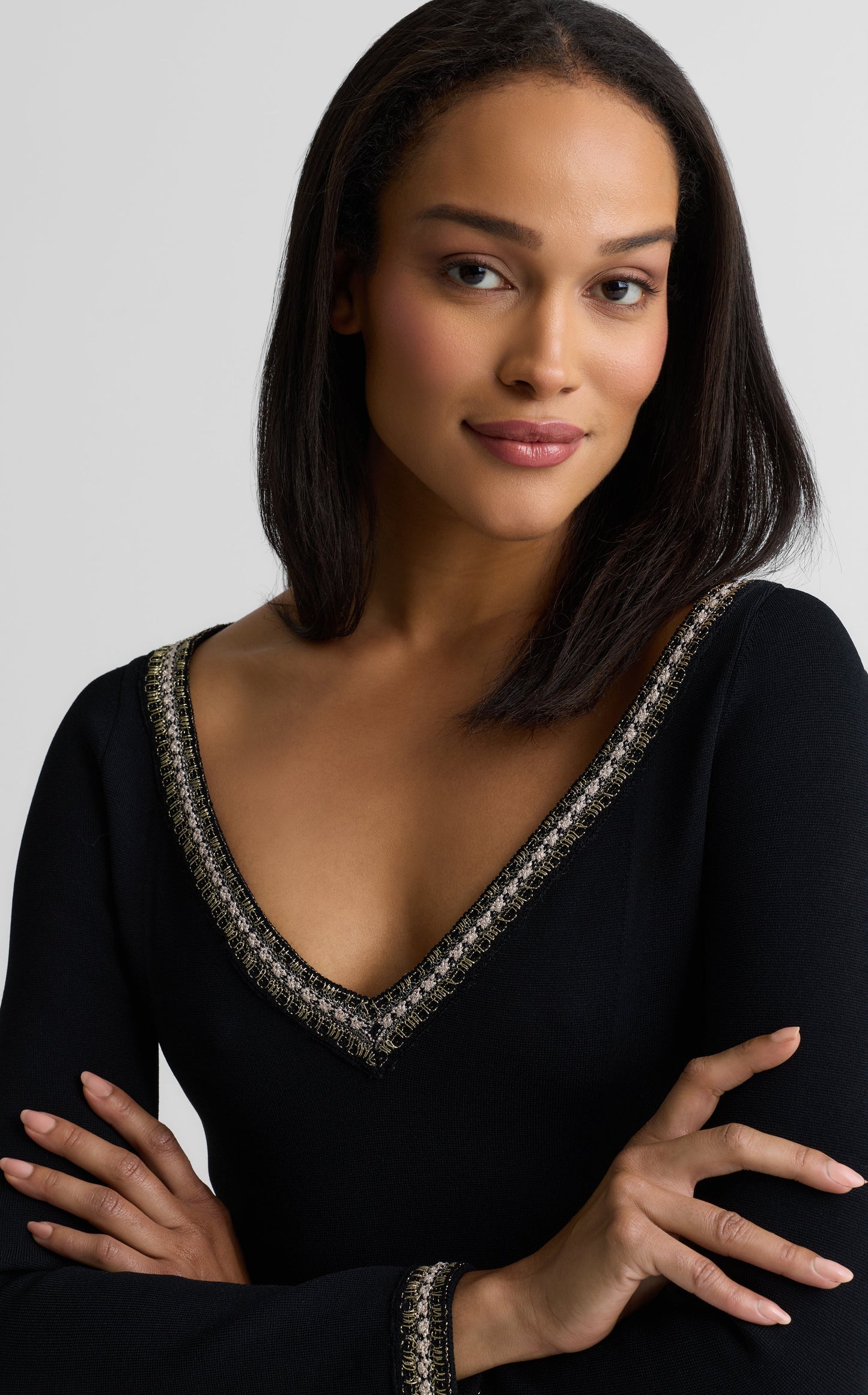 Imani Dress In Santa Roma Knit