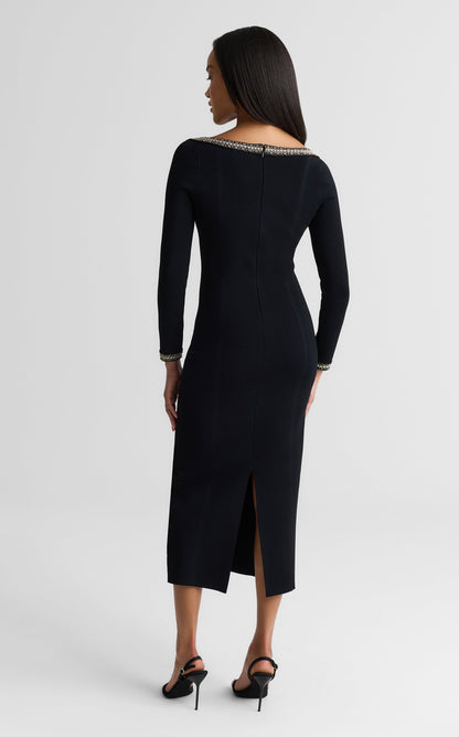 Imani Dress In Santa Roma Knit