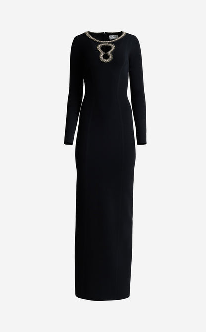 Alina Gown In Santa Roma Knit