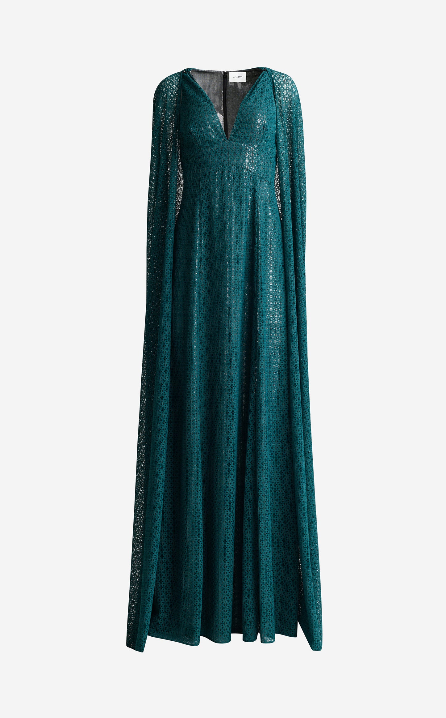 Janice Gown In Geometric Lace