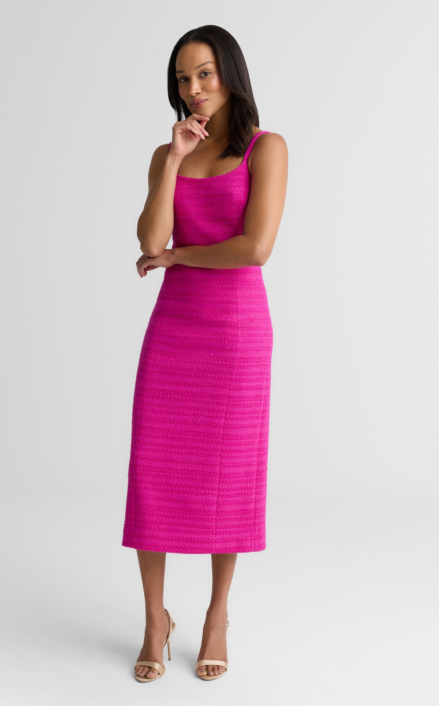 Debra Dress In Bloomsbury Tweed