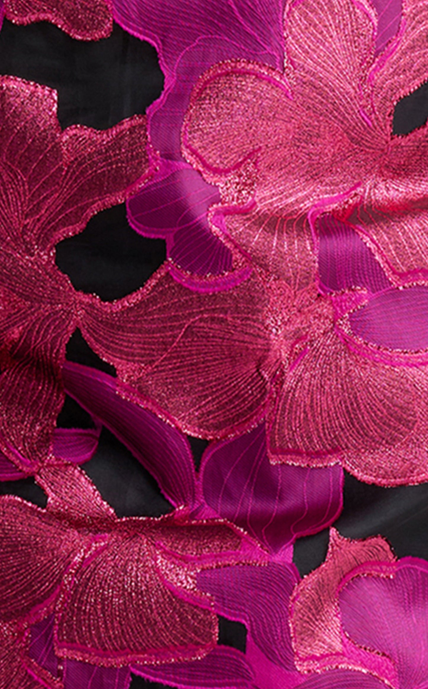 Georgia Wrap In Floral Organza