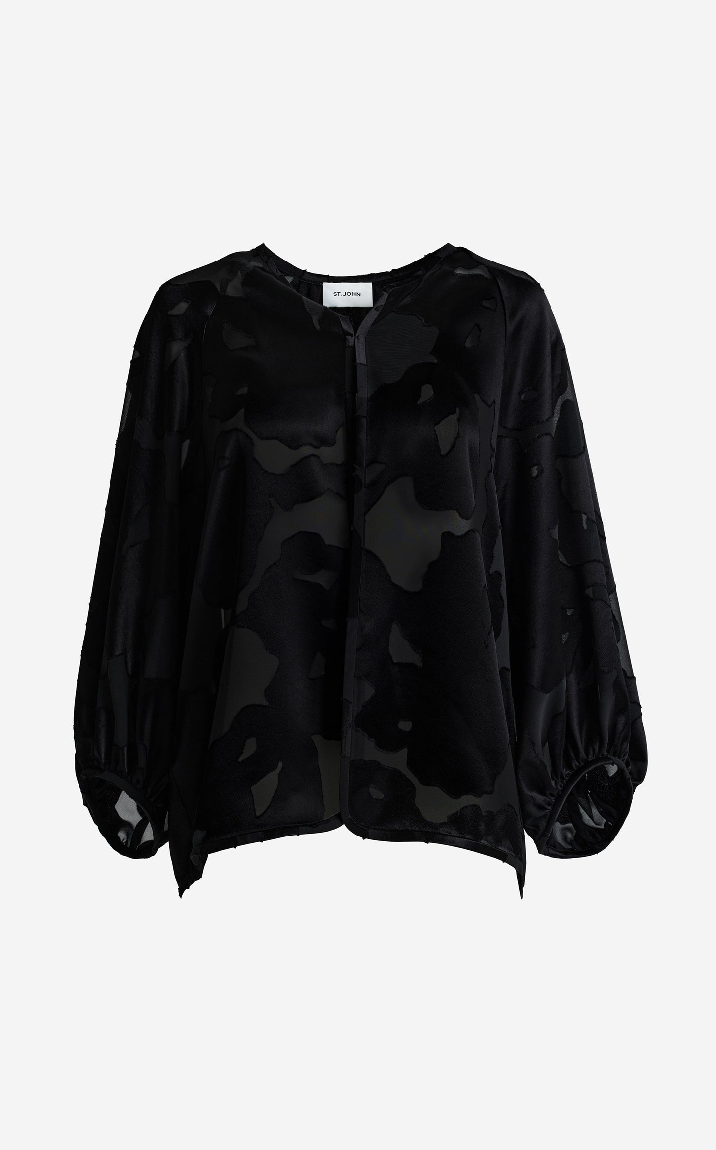 Felicity Capelet In Satin Abstract Burnout