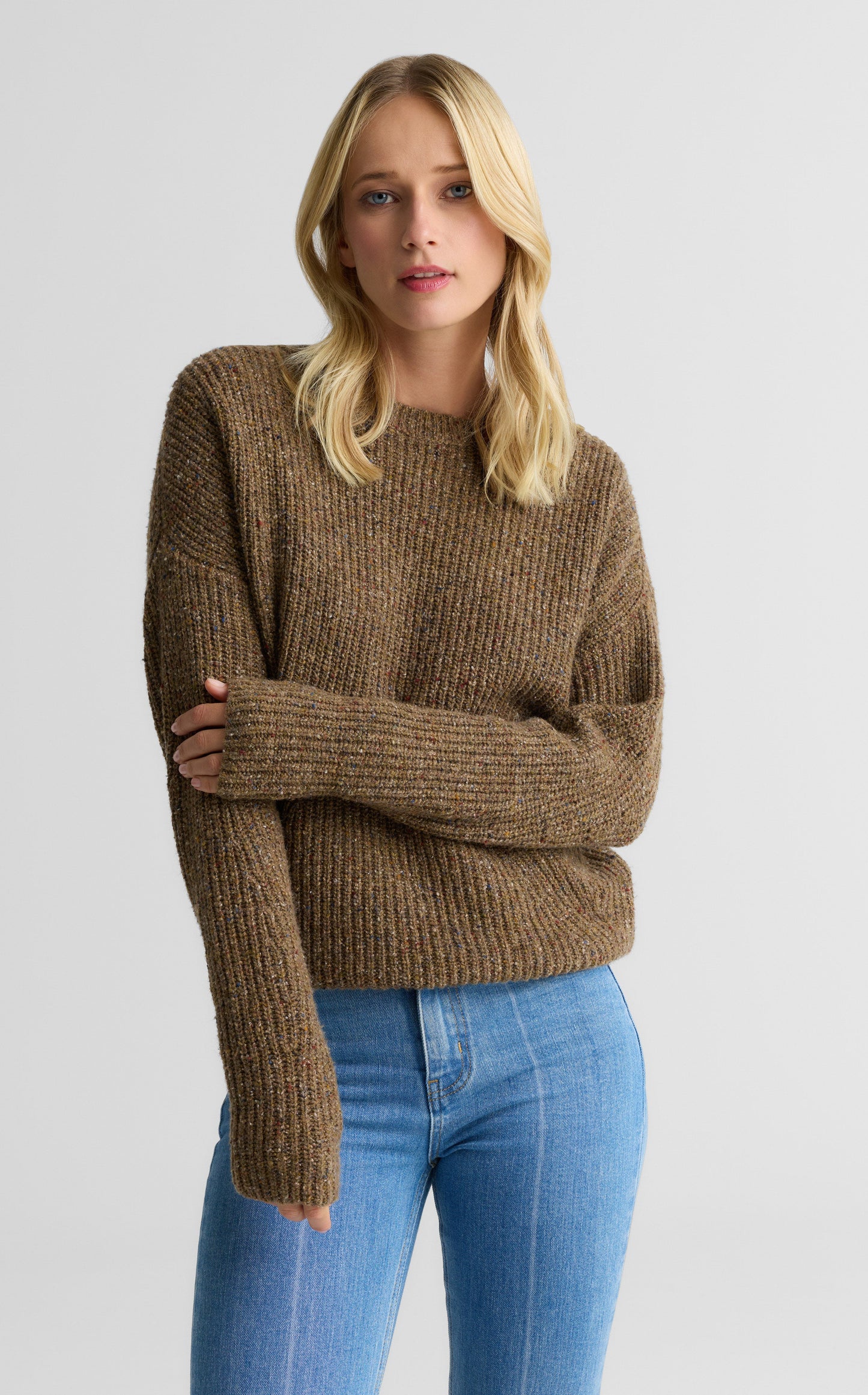 Patty Sweater In Donegal Knit