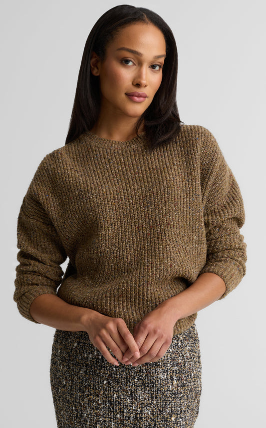 Patty Sweater In Donegal Knit