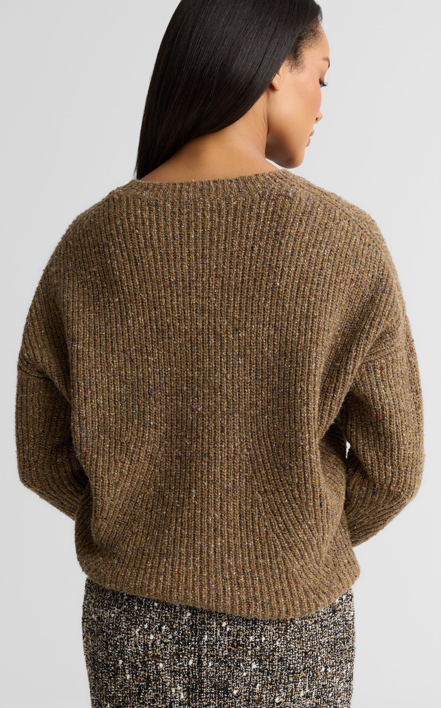 Patty Sweater In Donegal Knit