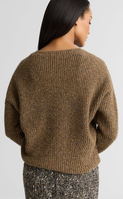 Patty Sweater In Donegal Knit