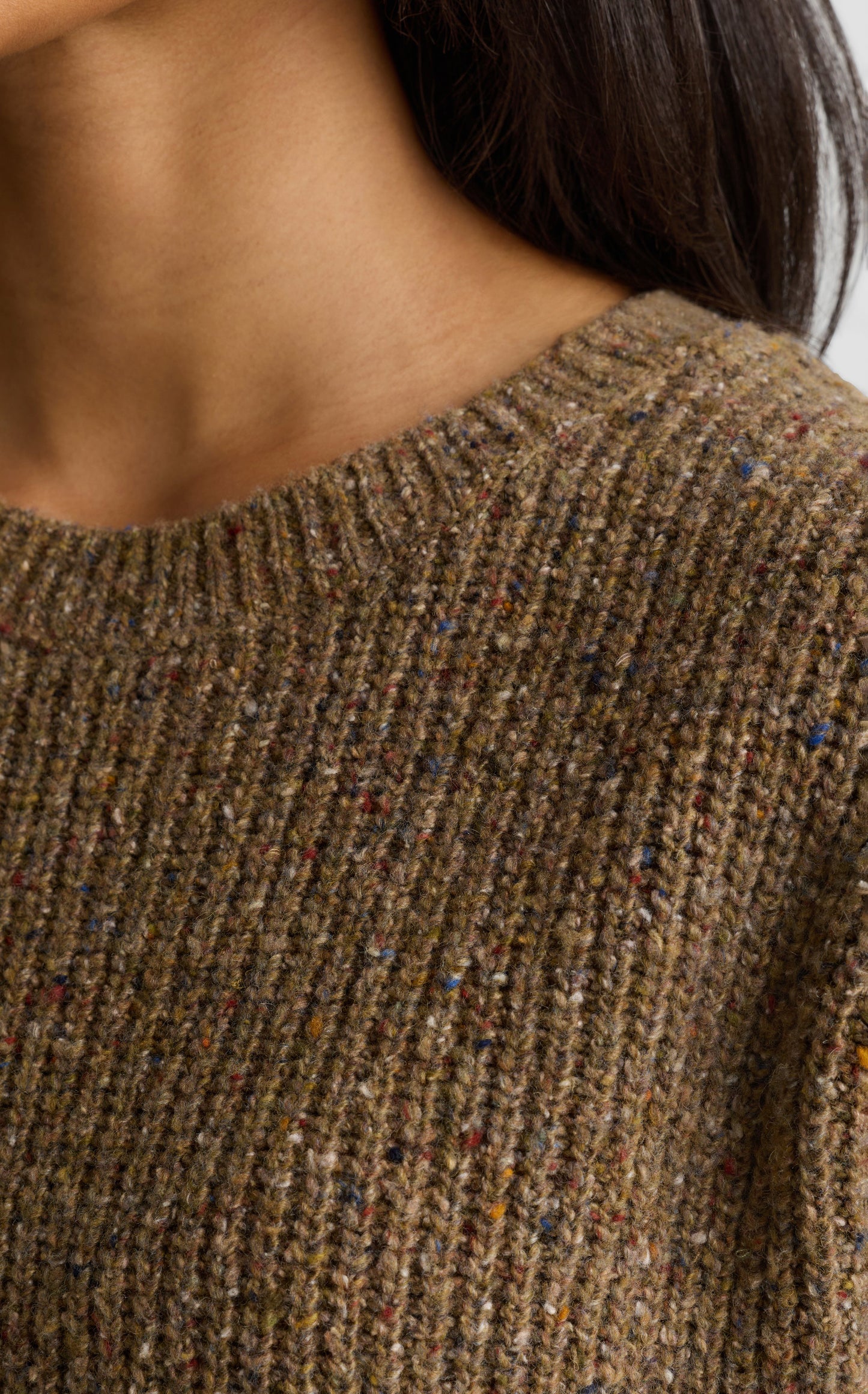 Patty Sweater In Donegal Knit