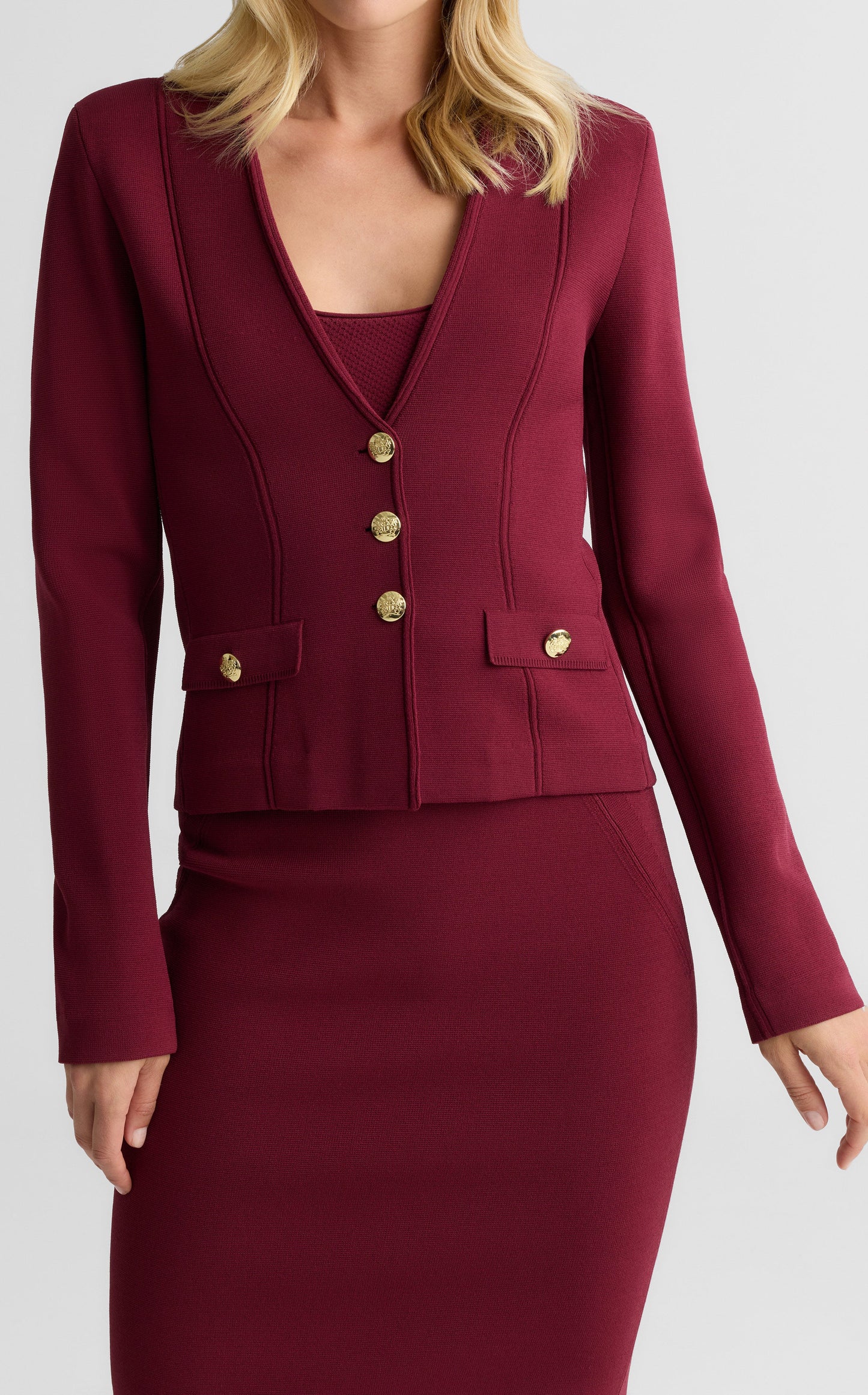 Kay Jacket In Santa Roma Knit