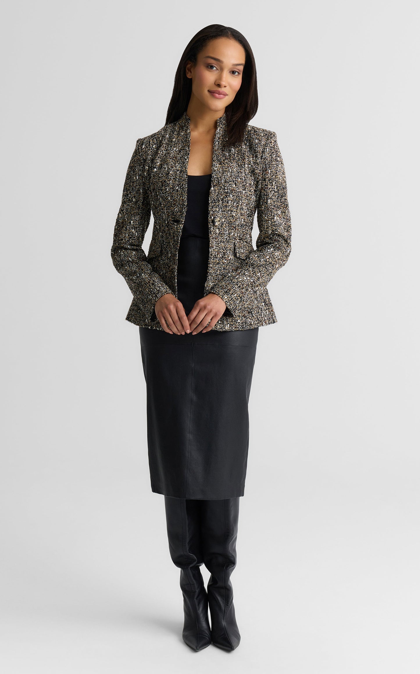 Cynthia Jacket In Kensington Tweed