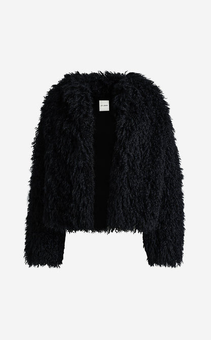 Genevieve Jacket In Mongolian Faux Fur