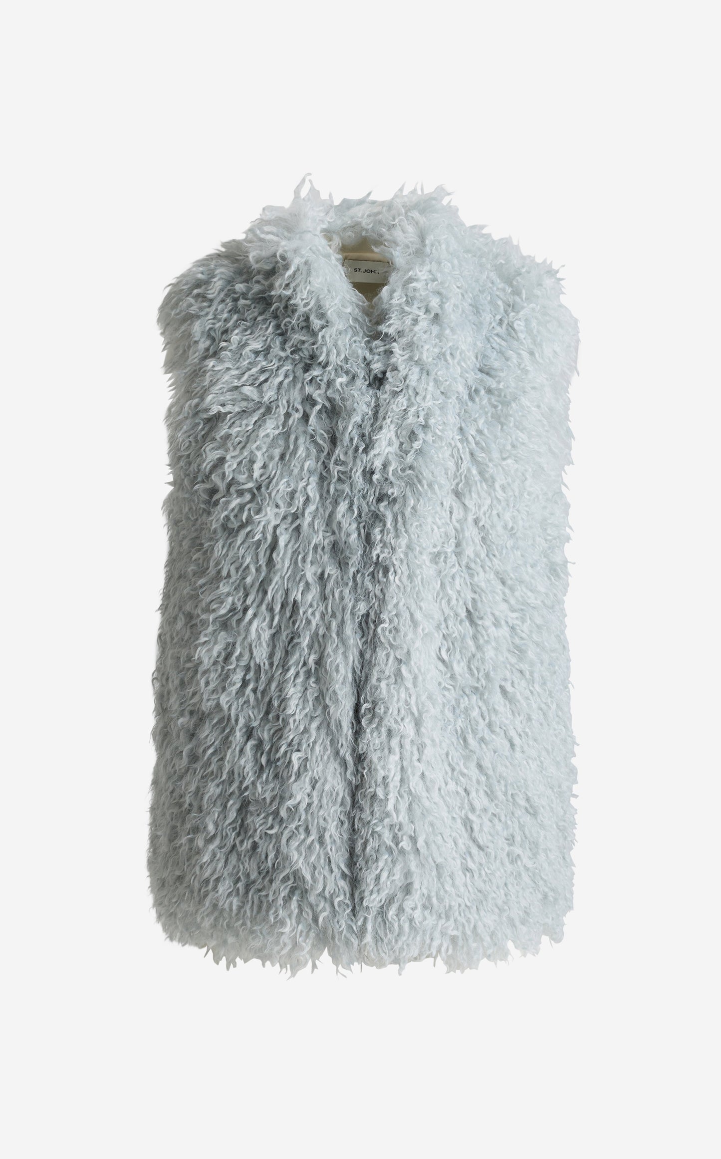Clementine Vest In Mongolian Faux Fur