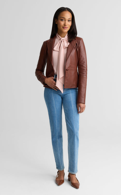 Farrah Jacket In Nappa Leather