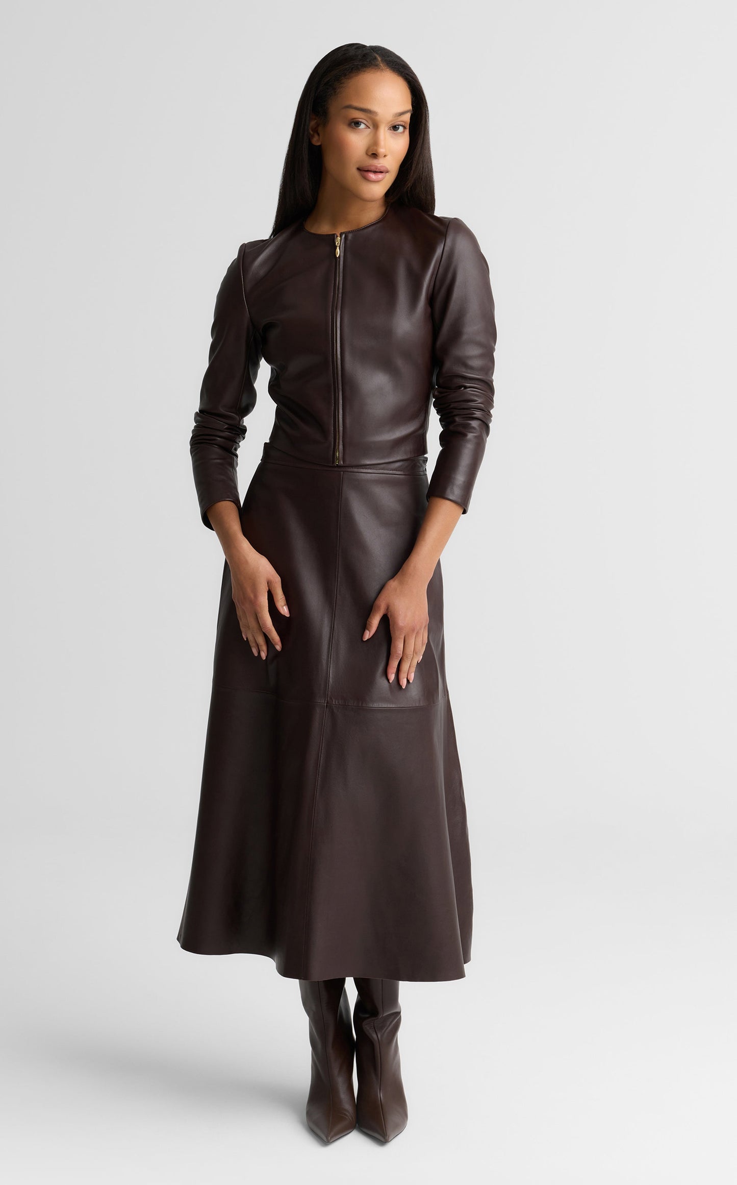 Clarissa Jacket In Nappa Leather