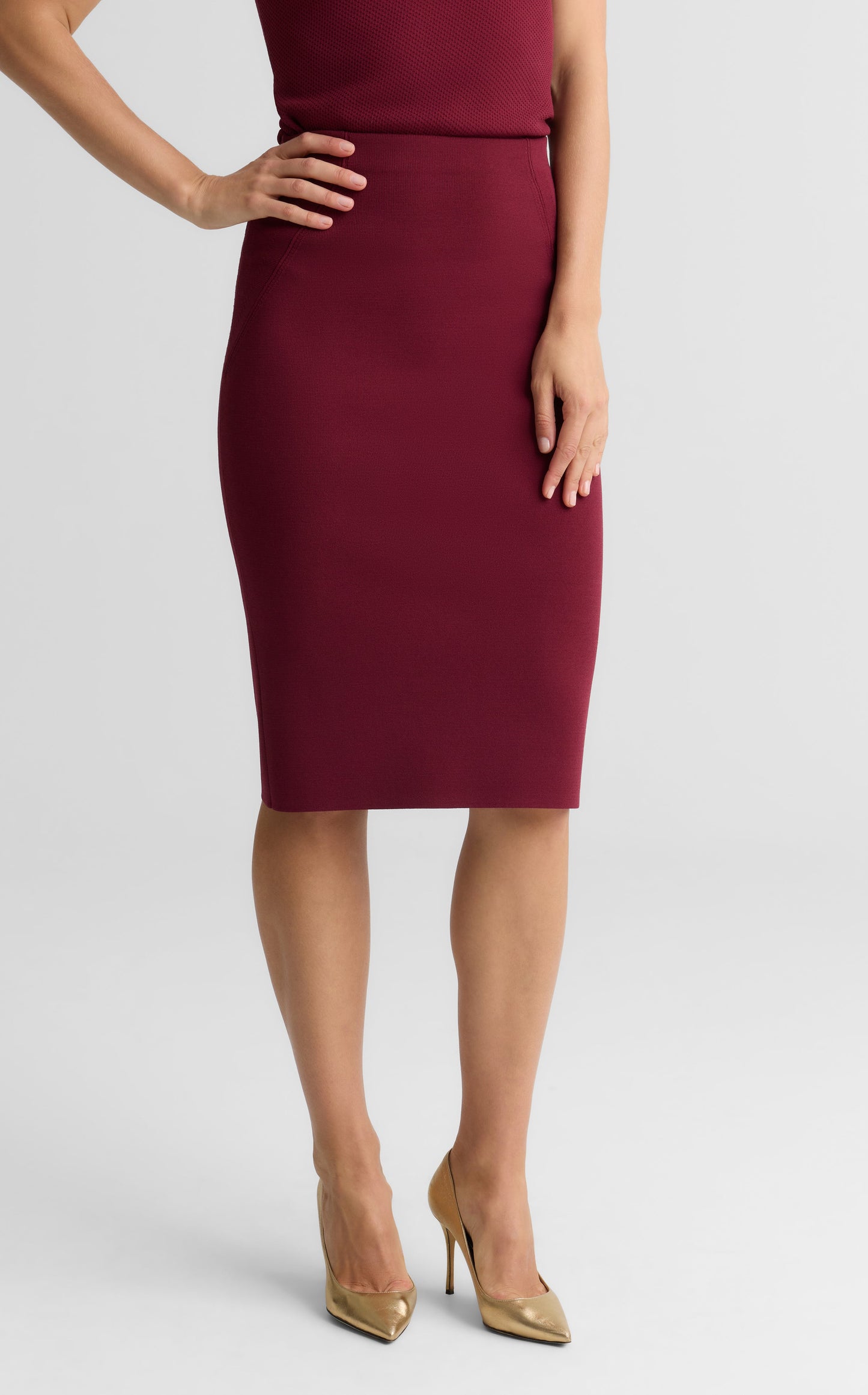 Nina Skirt In Santa Roma Knit