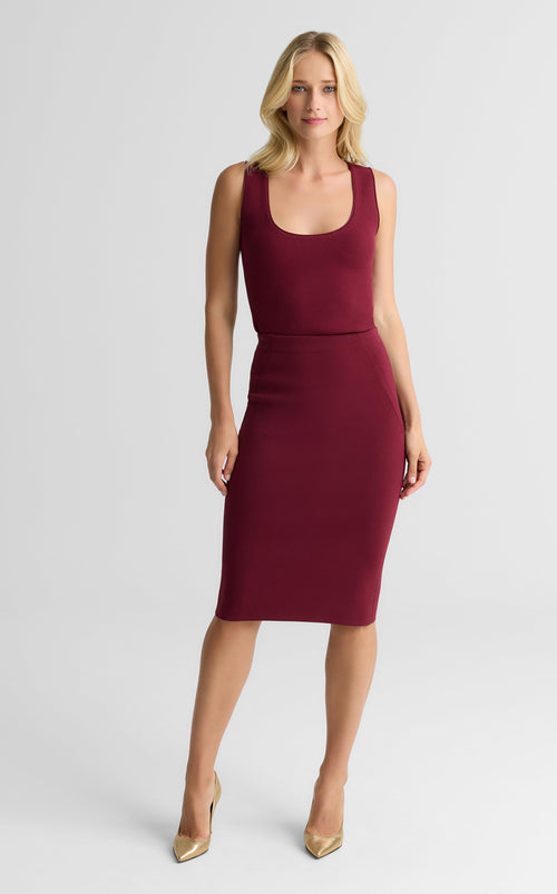 Nina Skirt In Santa Roma Knit