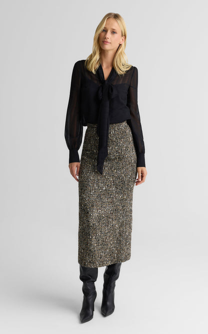 Margot Skirt In Kensington Tweed