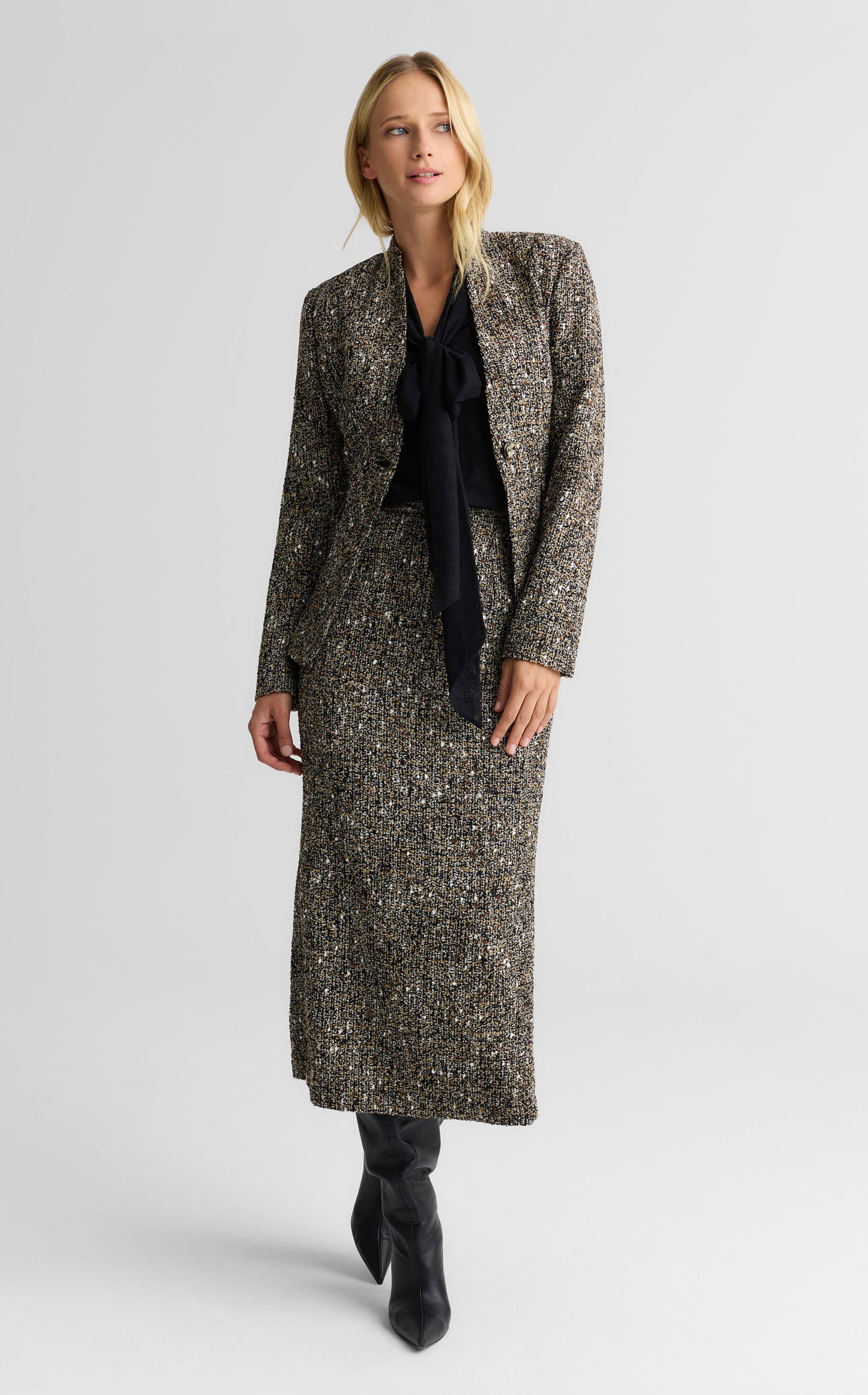 Margot Skirt In Kensington Tweed