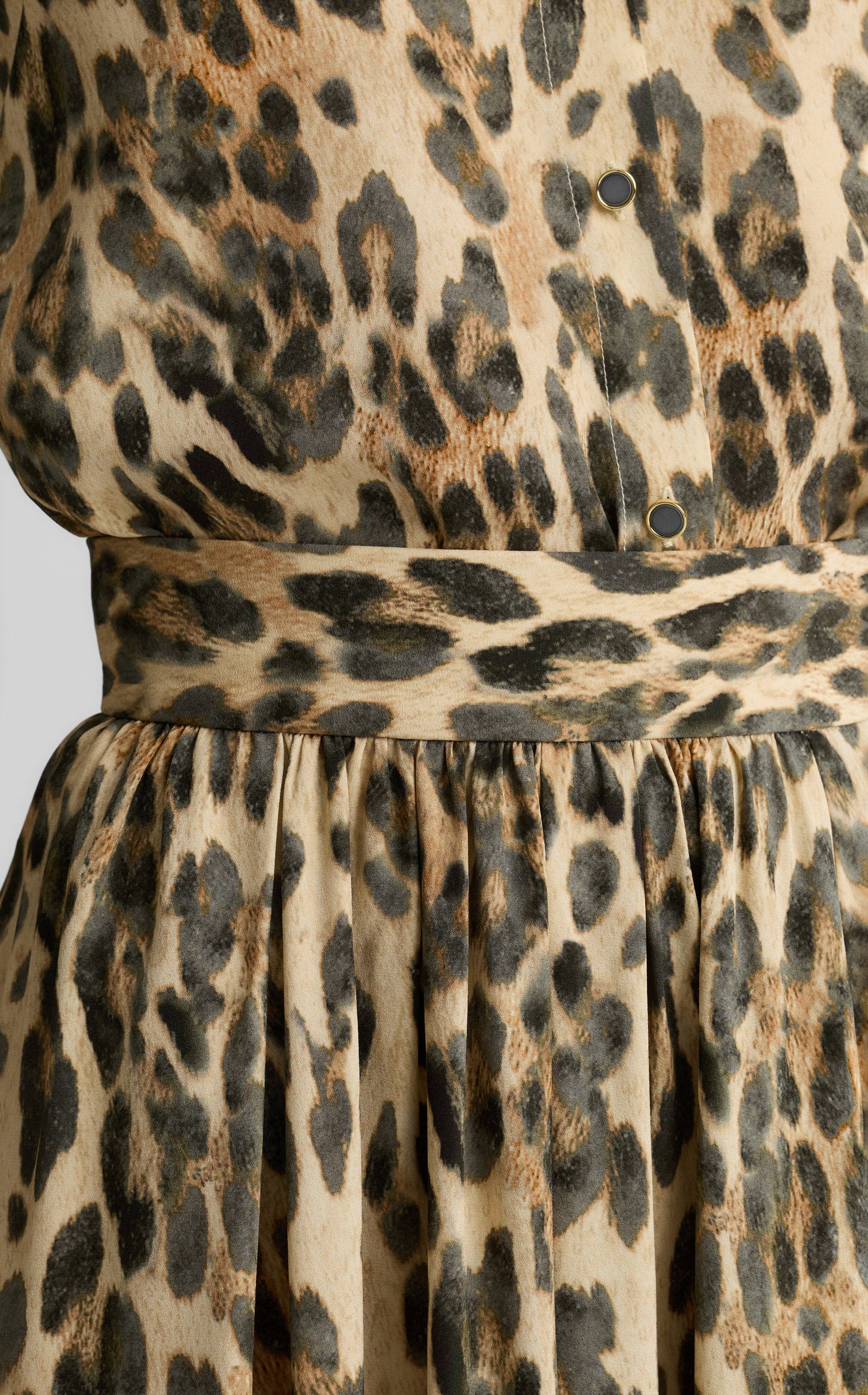 Bethany Skirt In Leopard Print Georgette