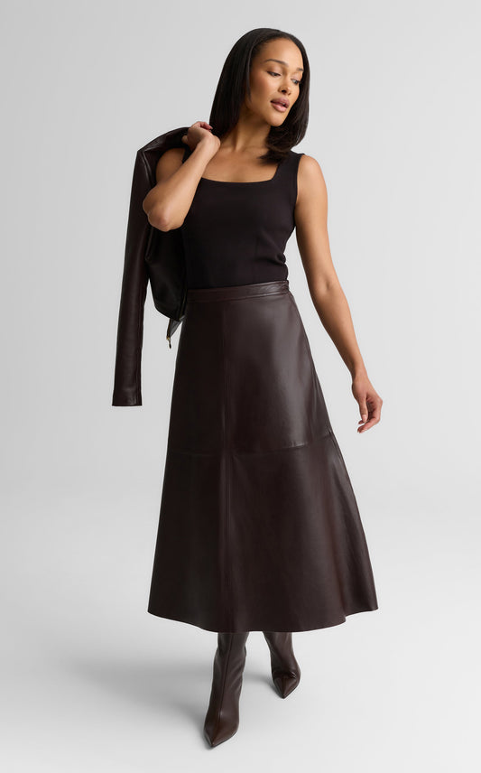 Rowan Skirt In Nappa Leather