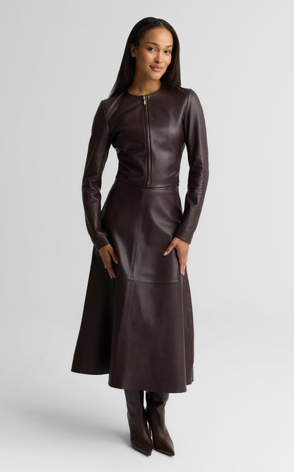 Rowan Skirt In Nappa Leather