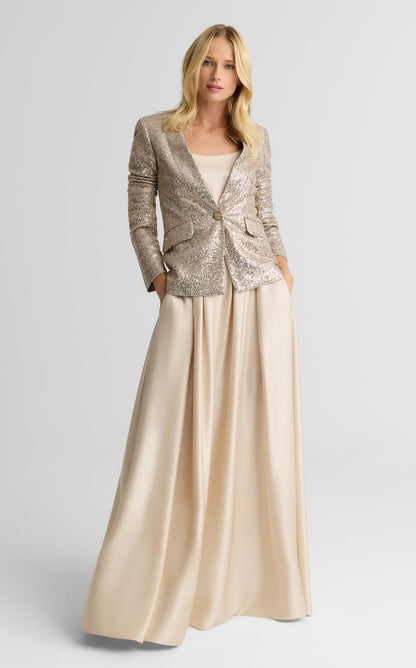 Bethany Skirt In Liquid Satin