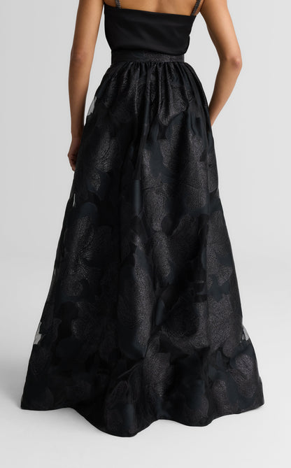 Bethany Skirt In Floral Organza