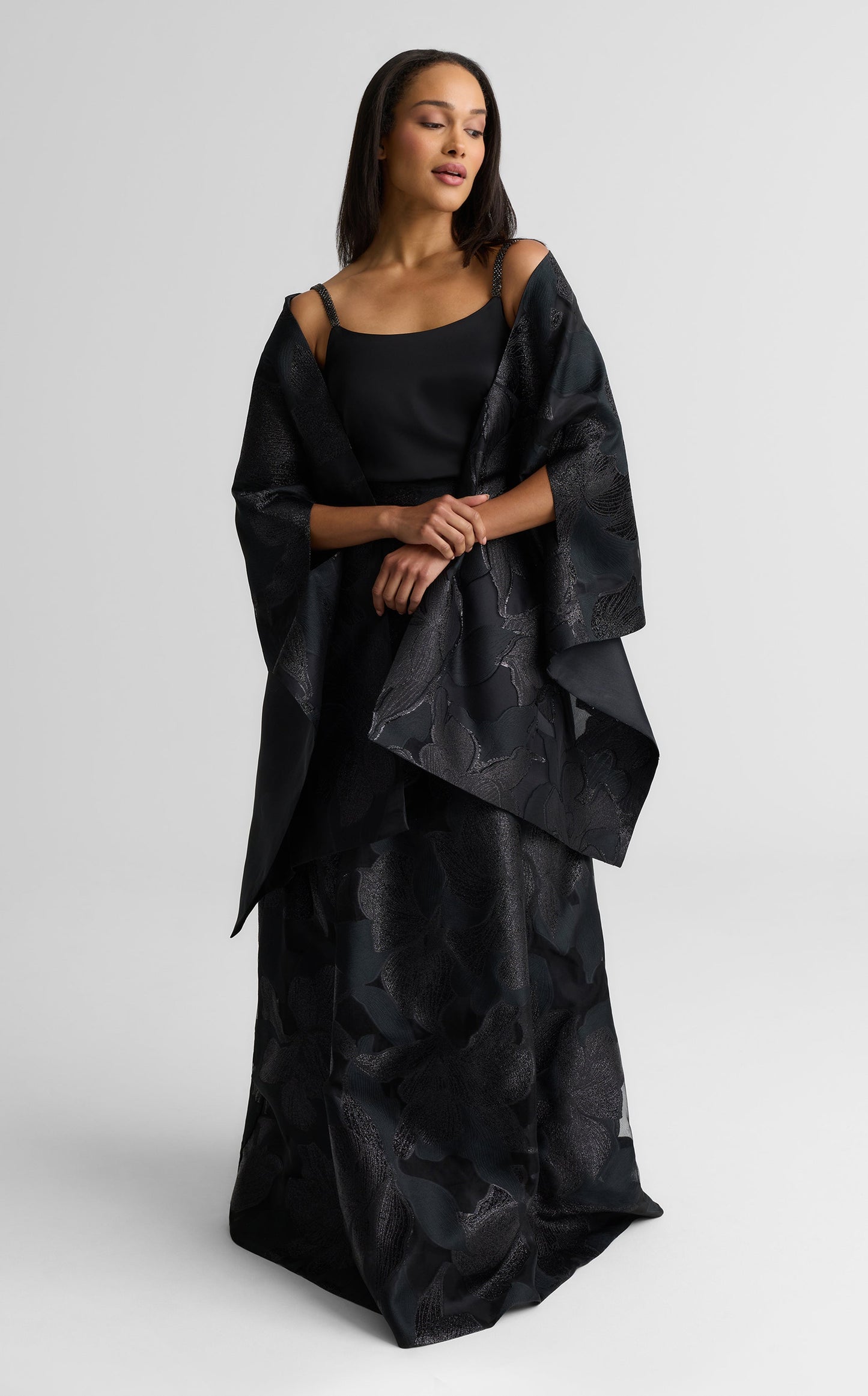 Bethany Skirt In Floral Organza