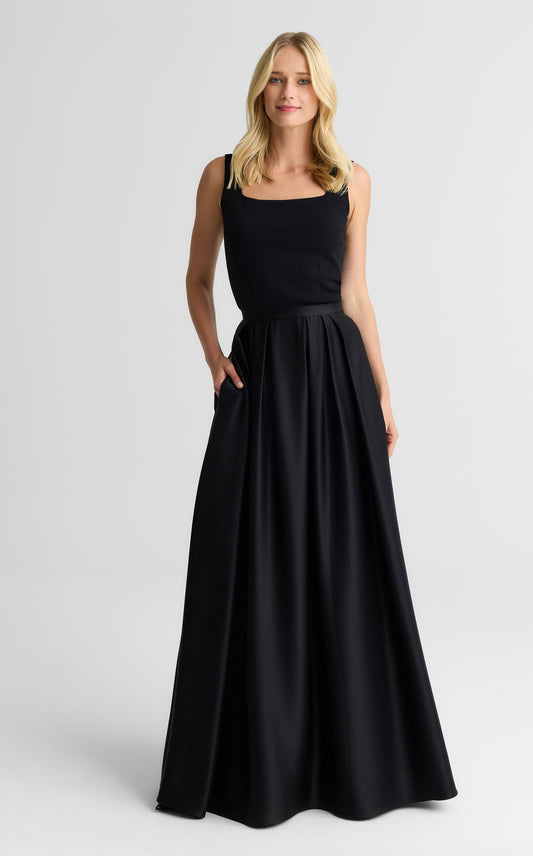 Bethany Skirt In Liquid Satin