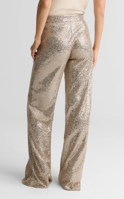 Maddie Pant In Soft Tailored Sequin