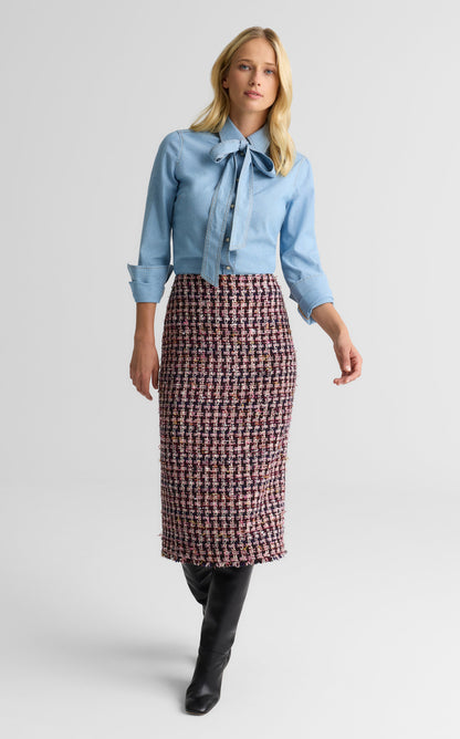 Tamara Blouse In Chambray