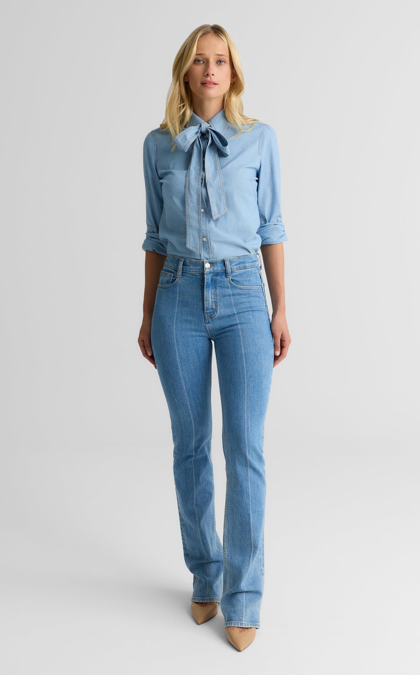 Tamara Blouse In Chambray