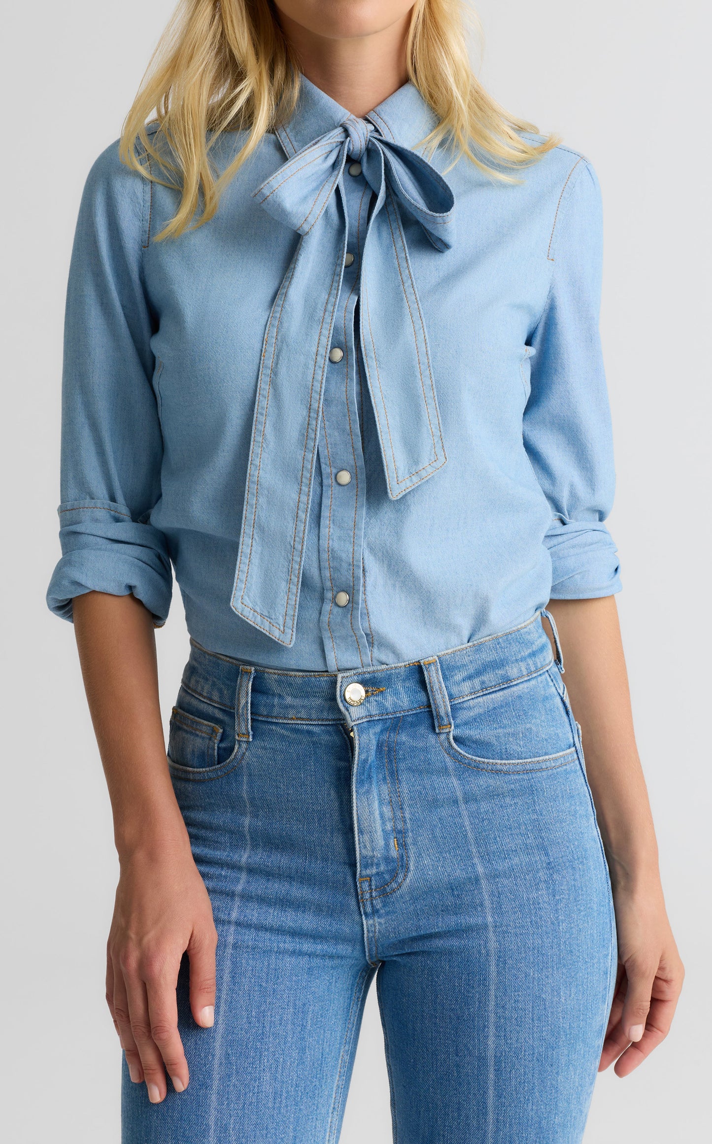 Tamara Blouse In Chambray