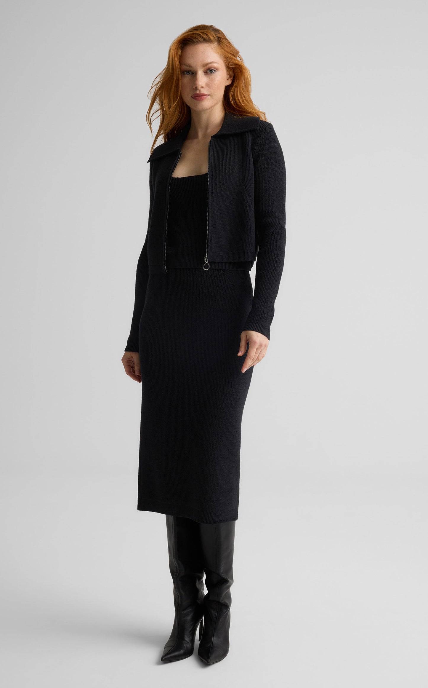 Abby Top in Santa Roma Knit