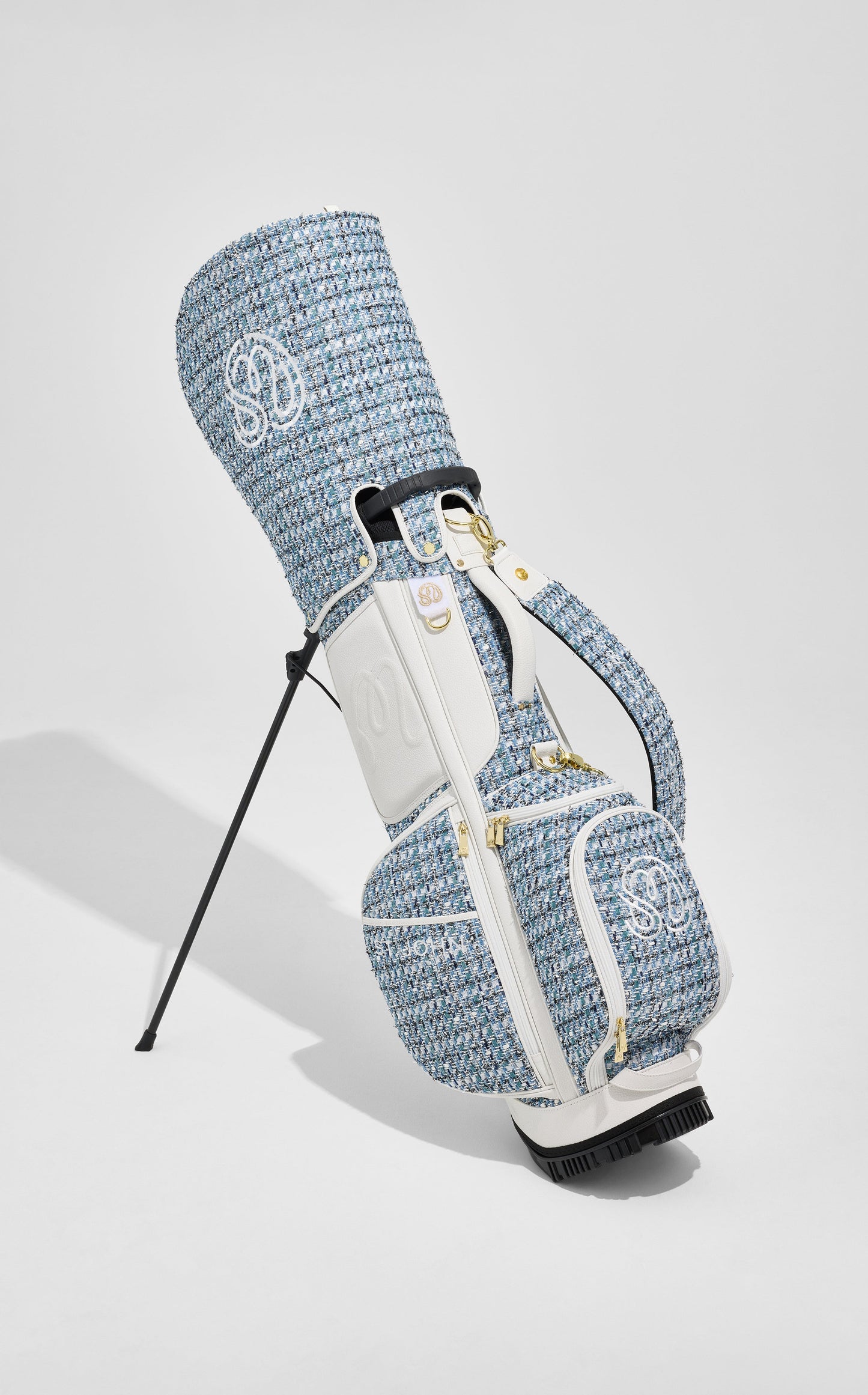 St. John x Malbon Signature Tweed Golf Bag
