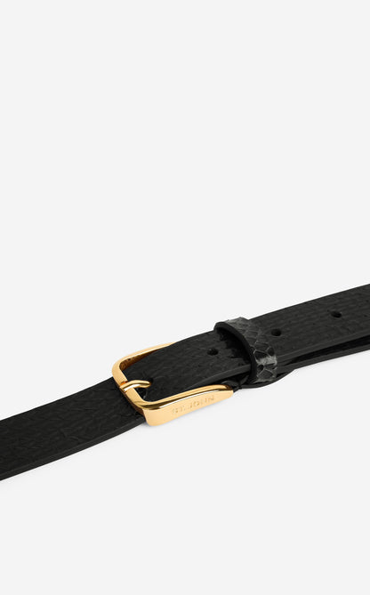 Double Buckle Wrap Belt