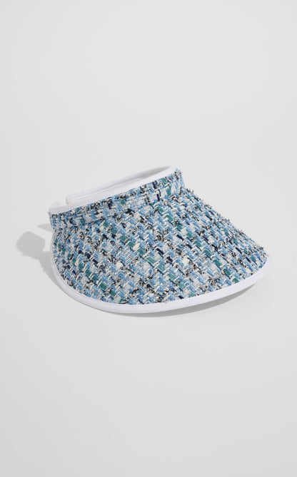 St. John x Malbon Signature Tweed Claire Visor