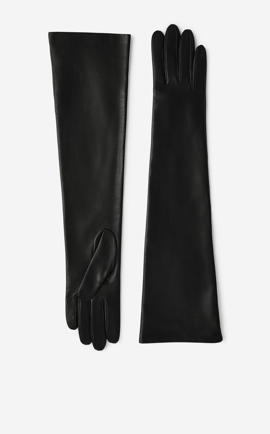 Long Leather Gloves