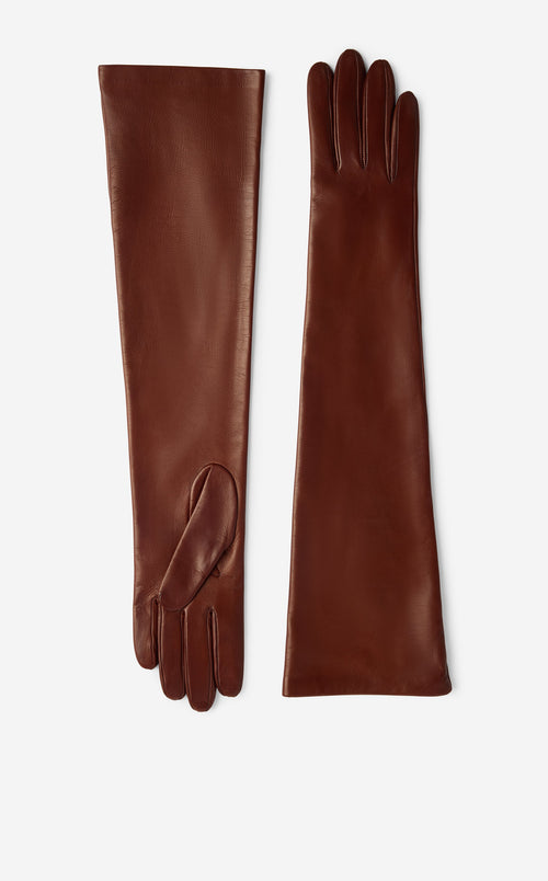 Long Leather Gloves