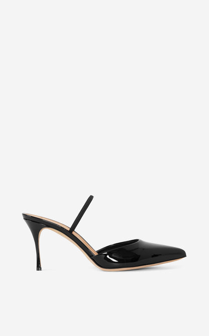 Patent Leather Slide Heel