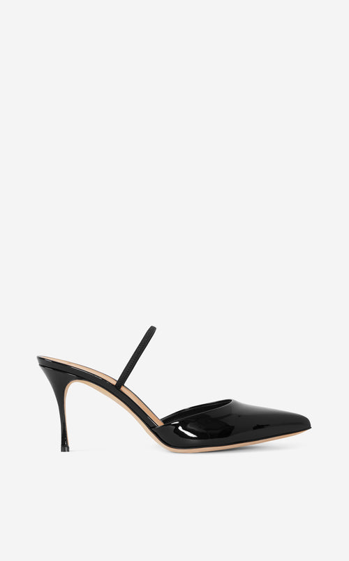 Patent Leather Slide Heel
